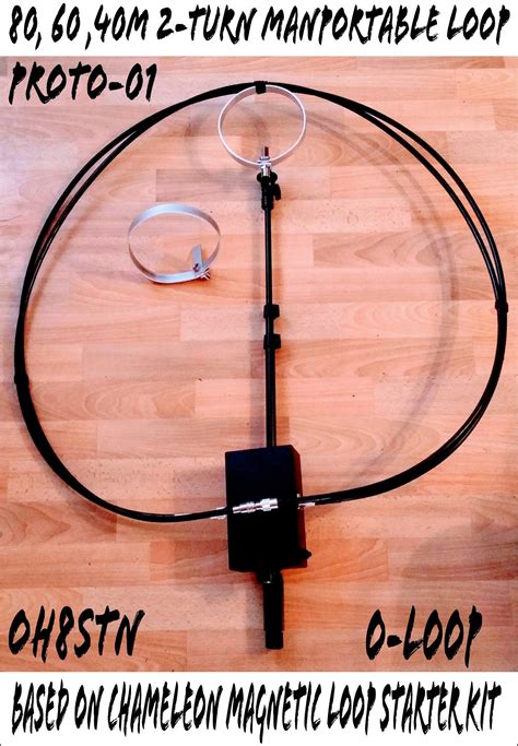 O Loop Diy Man Portable Magnetic Loop Antenna Ham Radio Antenna