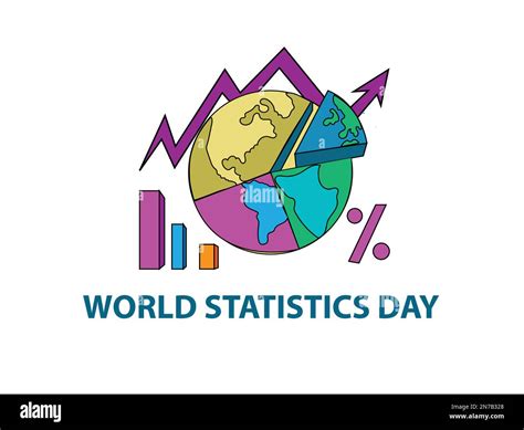 World Statistics Day Poster Vector Stock Vector Image And Art Alamy