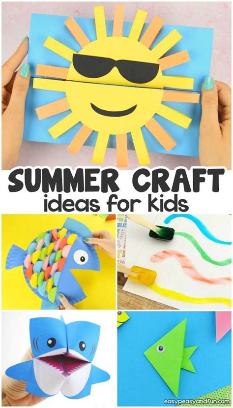 Summer Crafts Fun Summer Crafts Summer Crafts Kindergarten Crafts