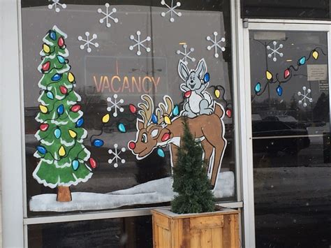 How To Paint A Christmas Tree On A Window Visual Motley