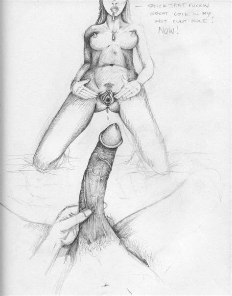 Pencil Sketch Sex Fucking Softcore Image