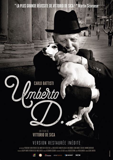 Umberto D Vittorio De Sica 1952 Martin Scorsese Film Poster