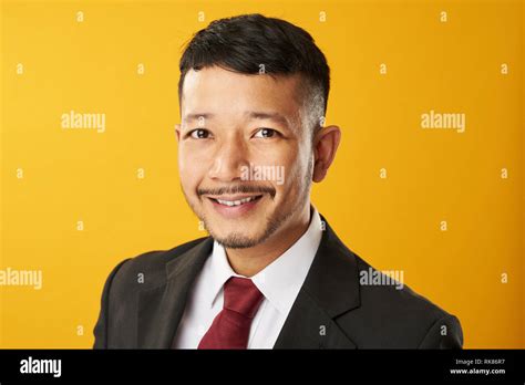 Asian Man Smiling Headshot Hi Res Stock Photography And Images Alamy