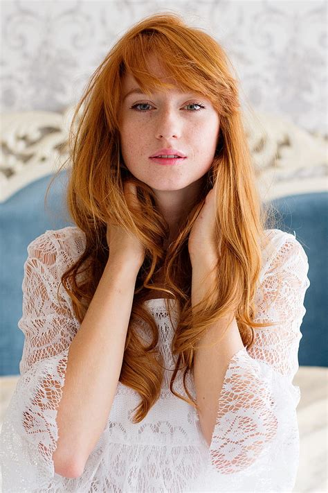 Women Freckles Redhead Portrait Hd Wallpaper Wallpaperbetter