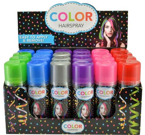 Blue and red are the colors of choice.enjoy the epic hair dye. Temporary Hair Color Spray Case (24 Cans) - 6 Colors ...