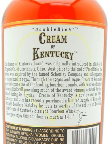 Cream Of Kentucky Bourbon 115 Year Old Buy Online