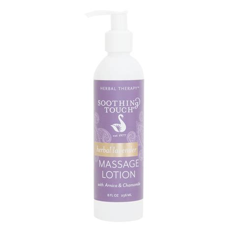 Soothing Touch Lavender Massage Lotion 8 Oz