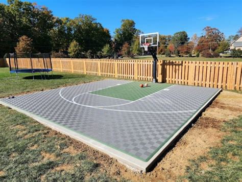 30x30 Basketball Half Court Floor Kit Modutile Sport Tiles