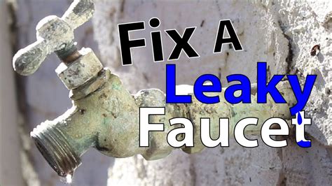 A leaking kitchen sink faucet isn't just annoying, it can also cost you money. How to Fix a Leaky Faucet - YouTube