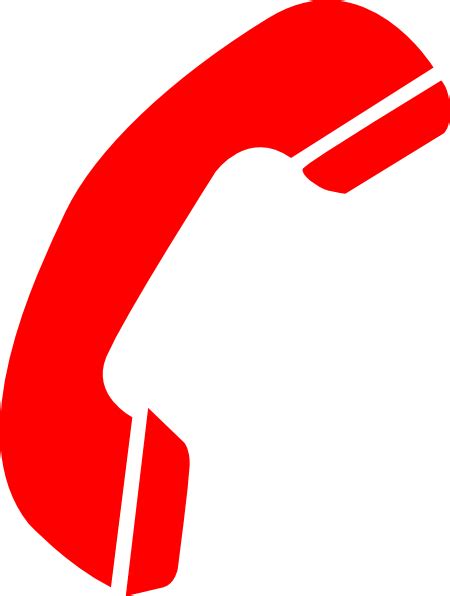 Red Phone Icon Png Clipart Best