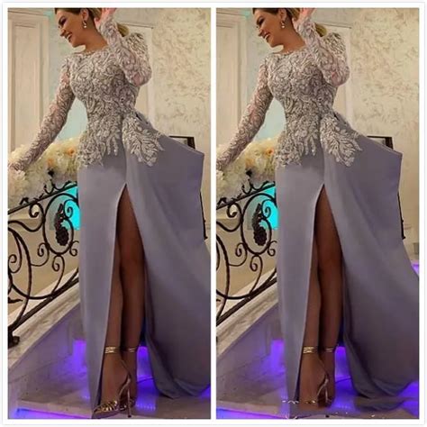 Aso Ebi 2022 Arabic Vintage Lace Beaded Evening Dresses Long Sleeves
