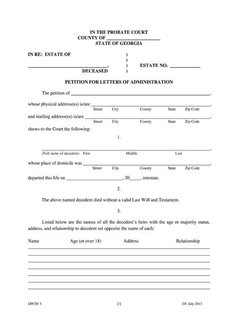 Letter Of Administration Fill Out And Sign Online Dochub
