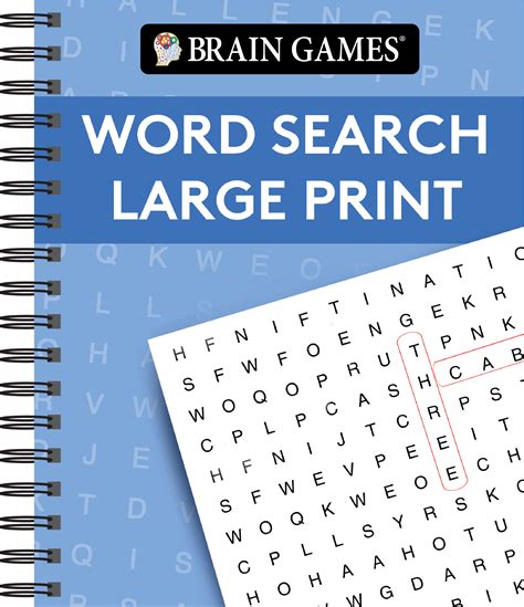 Brain Games Word Search Large Print By Publications International
