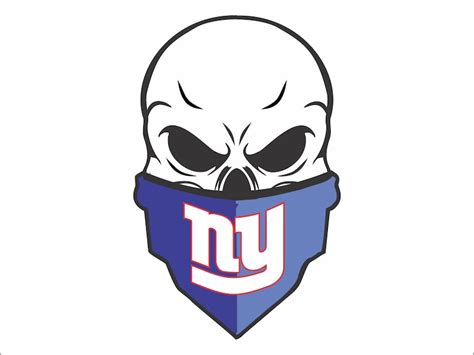 New York Giants Svg Nfl Football Bundle Clipart Stencil Decals Etsy