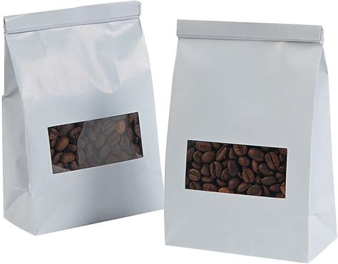 White Paper Coffee Bags Wtin Tie 24pc Party Supplies