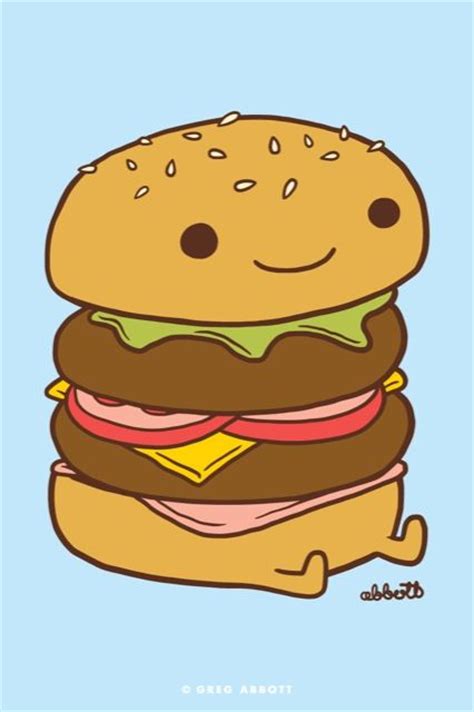 Cartoon Hamburger Wallpaper Wallpapersafari