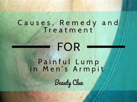 Painful Lump In Armpit Pictures And Remedies Available