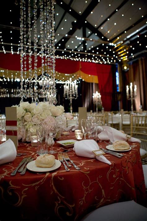 Gallery Home Red Gold Wedding Beautiful Wedding Decorations Crystal