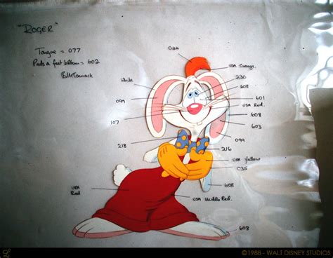 Living Lines Library Who Framed Roger Rabbit 1988 Production Cels