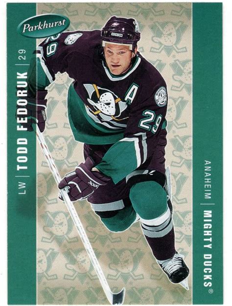 Todd Fedoruk Hockey Card 2005 06 Parkhurst 16 Mint Amazonca