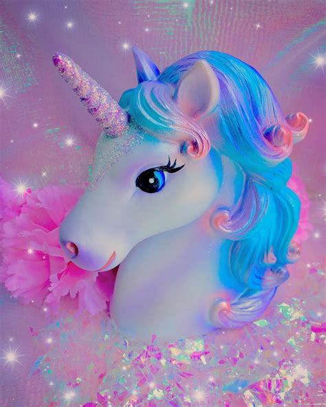 glittery blue unicorn 💙🌈 for sale the vintage unicorn ⭐️ beautiful unicorn