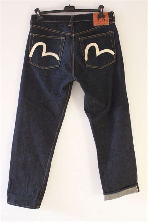 Evisu Jeans No3 Lot0001 Dark Blue Denim Mens