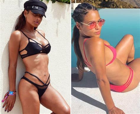 christina milian shows off her hot body daily star