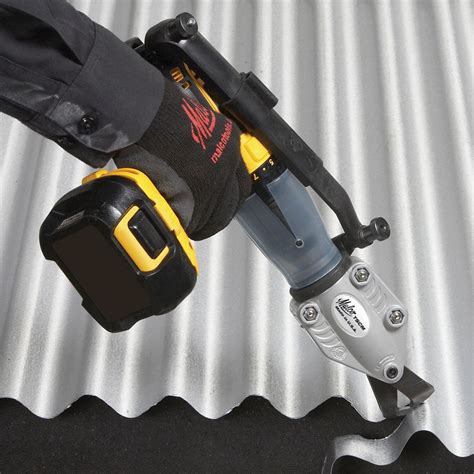 Malco Corrugated Metal Roof Cutting Drill Attachment 24 Ga Capacity
