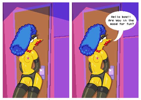 Marge Simpsons Pixel By Sexfire Hentai Foundry