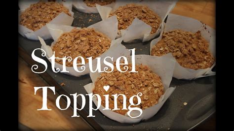 Streusel Topping Youtube
