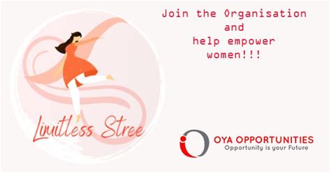 Limitless Stree Women Empowerment Program 2022 Oya Opportunities