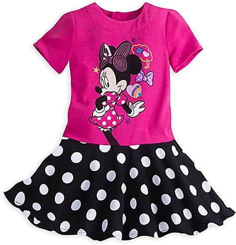 Disney Minnie Mouse Green Knit Dress For Girls 78 Clothing