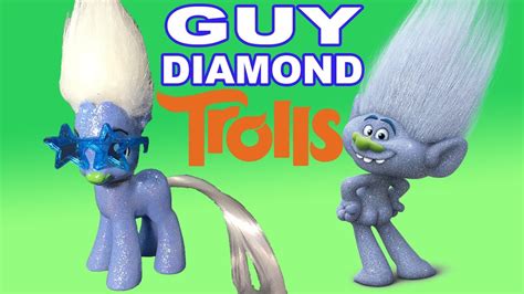 Custom Guy Diamond Trolls Pony Dreamworks My Little Pony Glitter