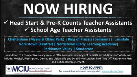 Mciu Positions Available Teacher Assistants Job Coaches Subs