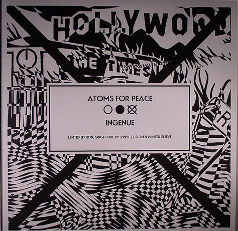 Atoms For Peace Ingenue Vinyl At Juno Records
