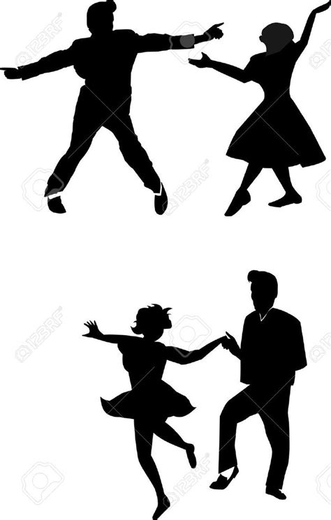50s Stock Vector Illustration And Royalty Free 50s Clipart Dancer