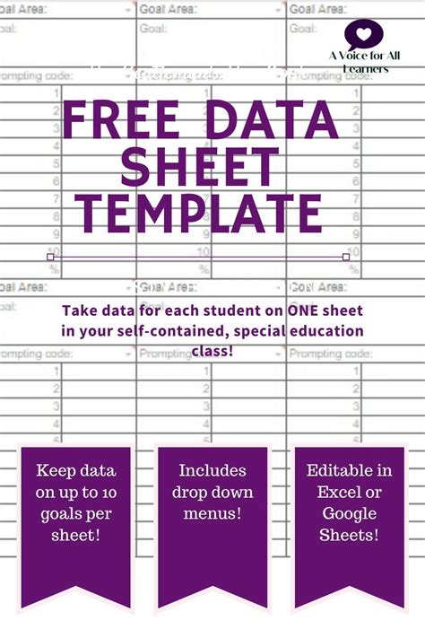 Progress Monitoring Free Printable Data Collection Sheets For Iep Goals