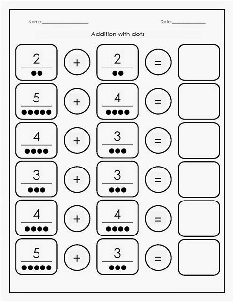 Free Printable Math Addition Worksheets For Kindergarten That Are