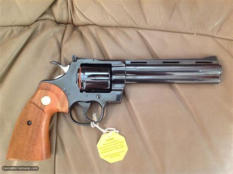 Colt Python 357 Magnum 6 Royal Blue New Appears Factory Test Fired