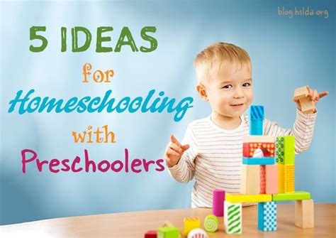 5 Ideas For Homeschooling With Preschoolers Preschool Activities