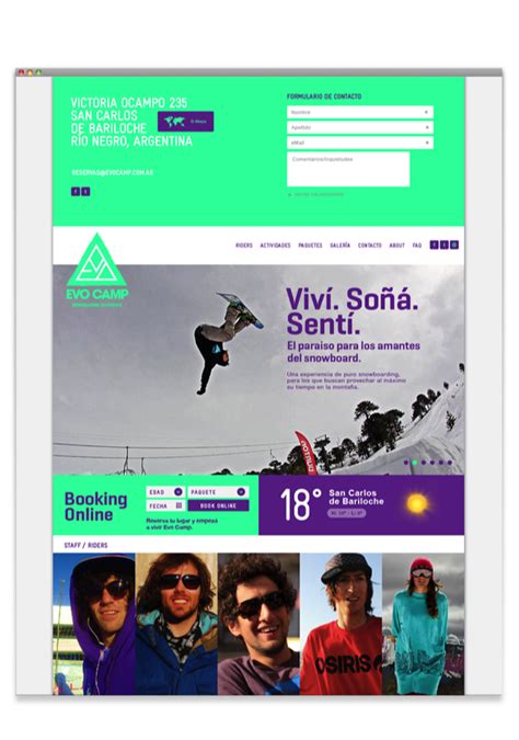Evo Camp Branding + Website on Behance | Website branding, Branding, Identity logo