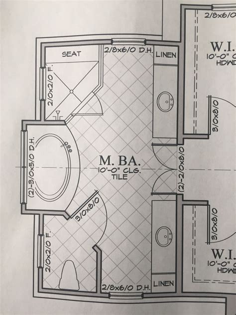 Master Bathroom Floor Plans With Walk In Shower