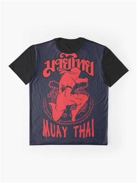 T Shirt Essentiel Muay Thai Flying Knee Art Martial De Tha Lande