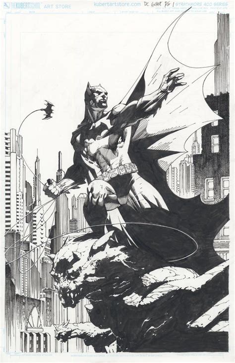 Batman By Jim Lee Inks By Scott Williams In 2020 Jim Lee Art Jim