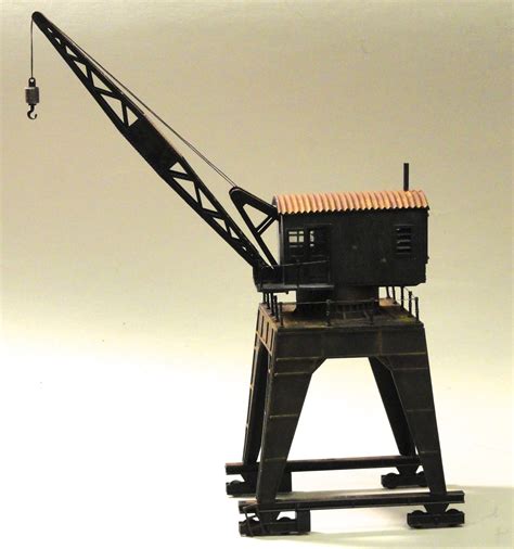 Model Railroad Minutiae Dock Crane Model