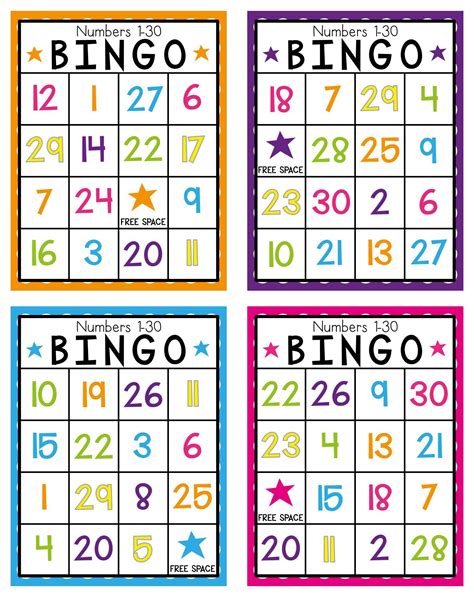 10 Best Free Printable Number Bingo Cards For Free At