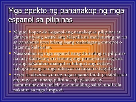 Epekto Ng Pagsakop Ng Mga Espanyol Sa Pilipinas Gamit Ang Kristiyanismo