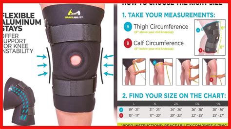 Braceability Knee Brace For Large Legs And Bigger People With Wide