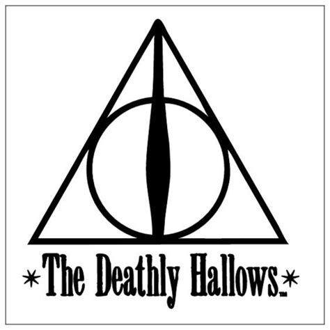 Deathly Hallows Symbol Svg Etsy