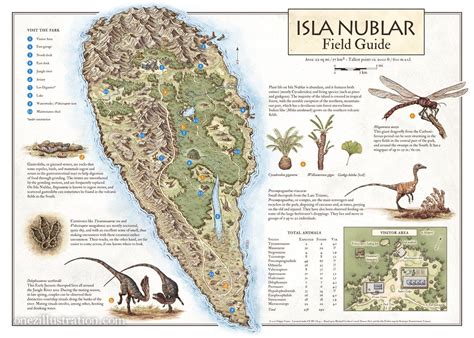 Isla Nublar Map Jurassic Park Novel By Last Mapmaker Jurassic